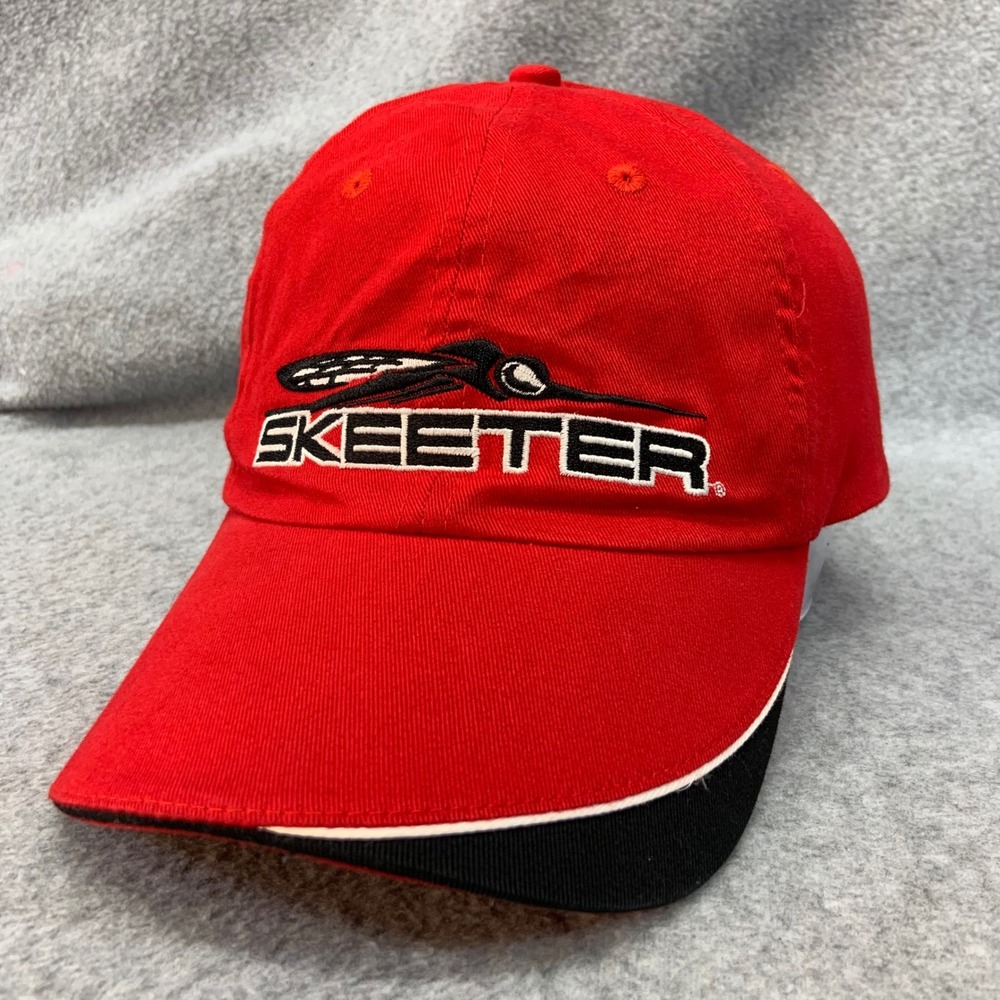Skeeter Boats Logo Mens Red Legend Hat Adjustable Fishing Cap OSFM
